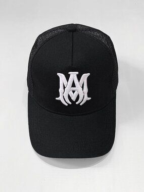 AMIRI Black Hat with White Logo